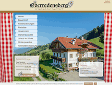 Tablet Screenshot of oberredensberg.it